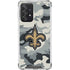 NFL New Orleans Saints Camo Galaxy A52 5G Clear Case